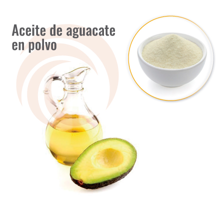 Aceite de aguacate en polvo